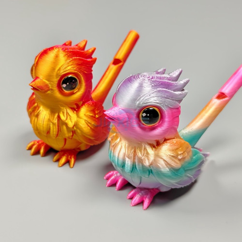3D打印口哨鸟新款创意小鸟口哨3d打印水鸟爆款网红儿童玩具摆摊