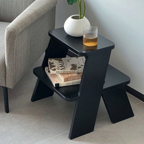 家用梯凳加厚实木人字梯梯椅凳子两用置物架登高楼梯小梯子二步梯