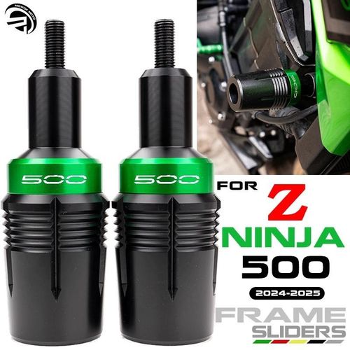川崎Z500 Ninja500 24-25年改装车身防摔球保护杠 防坠落倒车保护