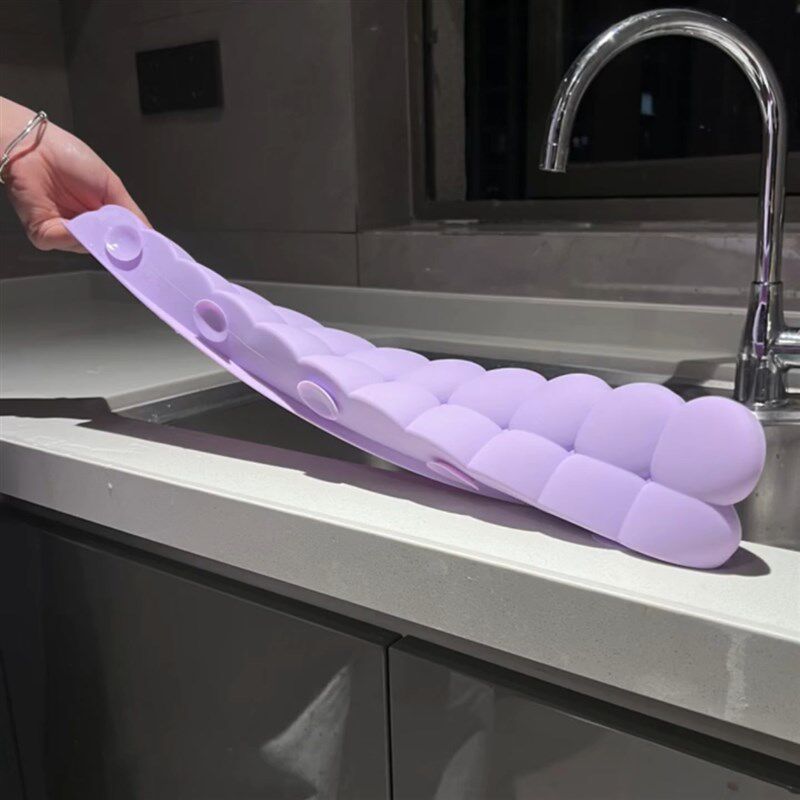 【爱上我的厨房】云朵洗碗池水槽挡水条家用好物防溅水洗漱台挡板