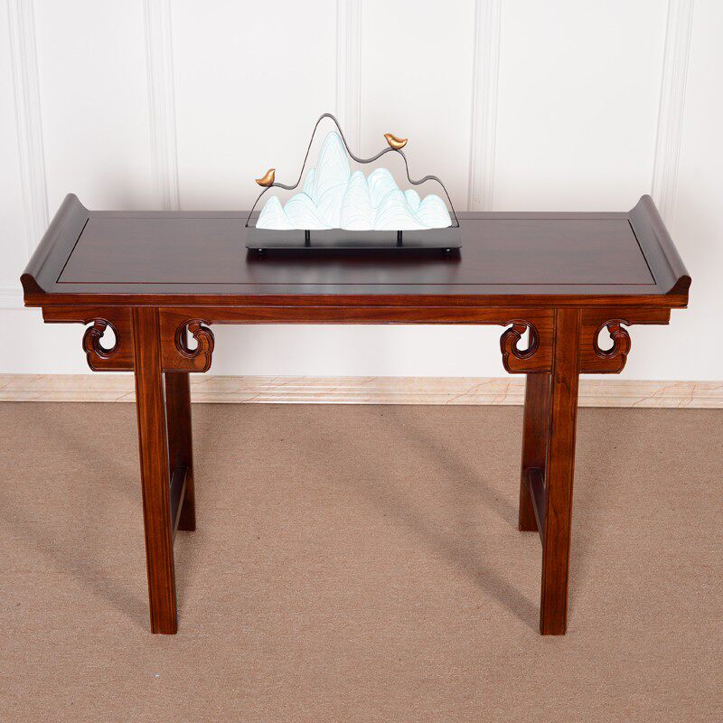 玄关桌条案中式供桌佛台家用经济实木供台神台仿古财神桌简约条几