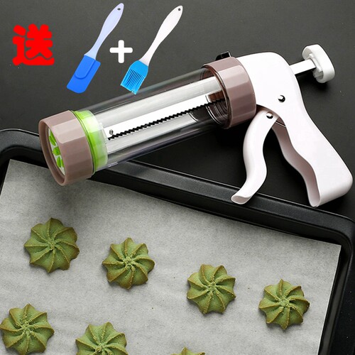 曲奇枪做曲奇饼j干模具 挤奶油烘焙家用工具溶豆裱花嘴挤花袋套装