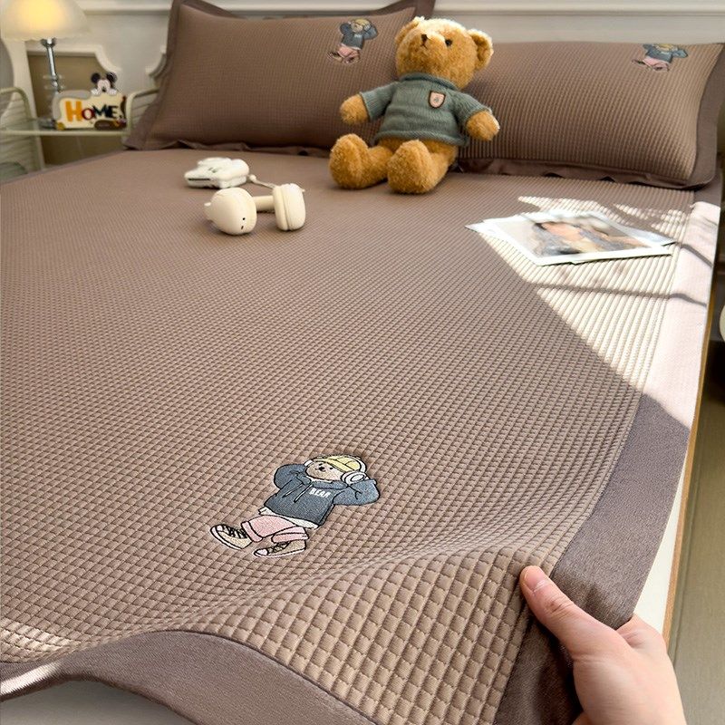 新款乙纶冰豆豆凉席冰丝席夏天学生宿舍单人夏季床垫床笠款软席,床上用品,冰丝席,淘宝优惠券,粉丝福利购,淘宝优惠卷