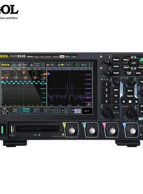 普源精电RIGOL数字示波器DHO914/924S高分辨率12bit手持便携