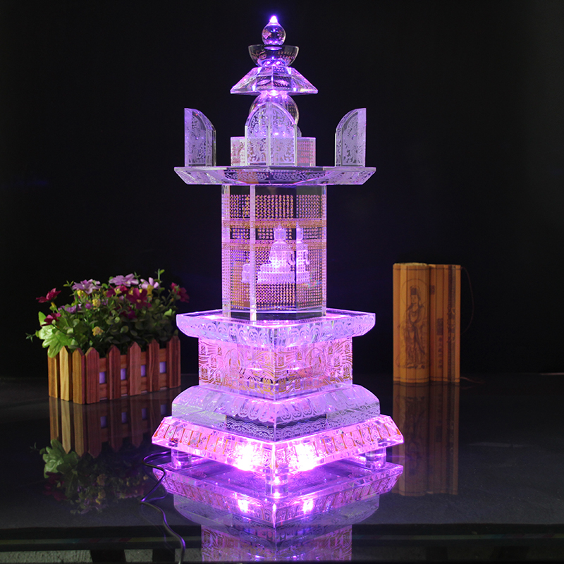 洛馨缘水晶舍利塔阿育王塔五轮塔