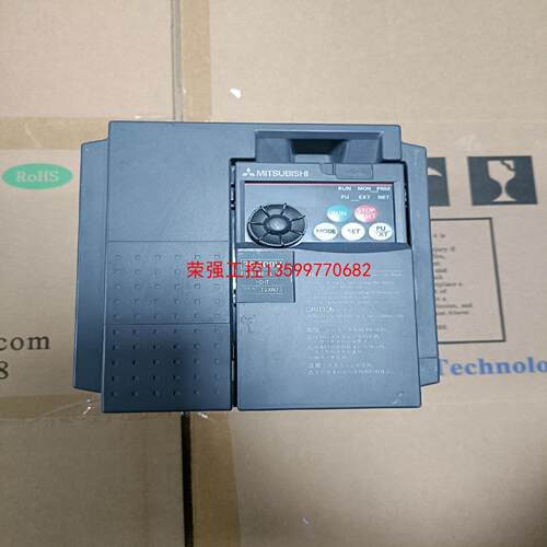 【荣强工控】拆机三菱变频器400瓦，FR-E740-0.4K-CHT、F
