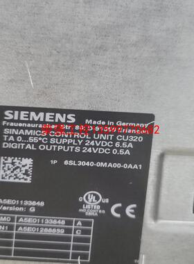 【荣强工控】6SL3040-0MA00-0AA1   CU320
