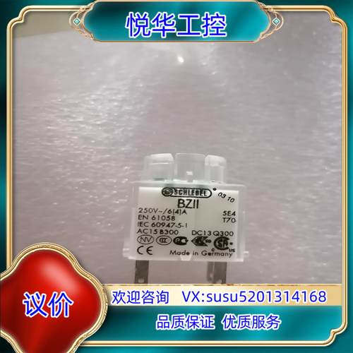 原装SCHLEGEL开关触点BZII ,250V议