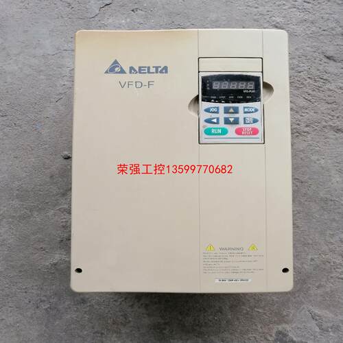 【荣强工控】台达变频器VFD185F43A 18.5kw 380V 二手