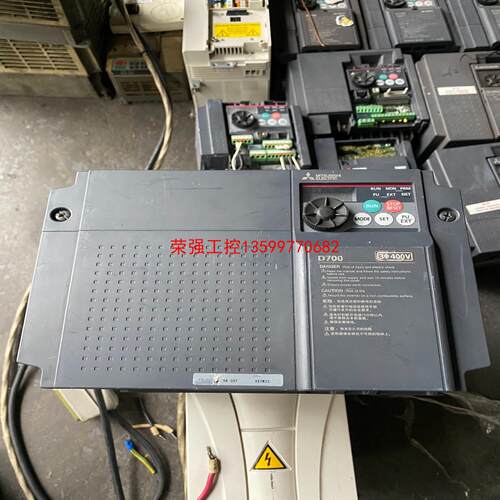 【荣强工控】d740-5.5K 三菱D740变频器5.5kw 成色不错