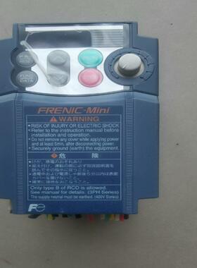 富士变频器FRN0.4C1S-2J  拆机货，功能完好，成色