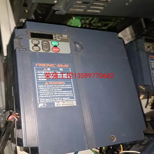 【荣强工控】富士变频器 frn7.5e1s  拆机成色漂亮，功能包好，有