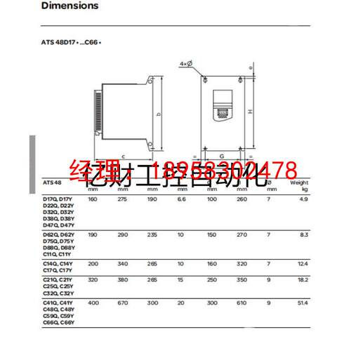 议价施耐德软启动ATS48D88Q ATS48C11Q ATS48C14Q现货议价