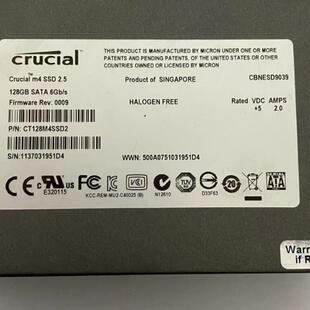 高速CRUCIAL/镁光 M4 128G  SSD 串口固态