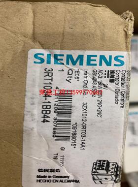 【荣强工控】3RT1034-1BB44,3ZX1012-ORT03-1A