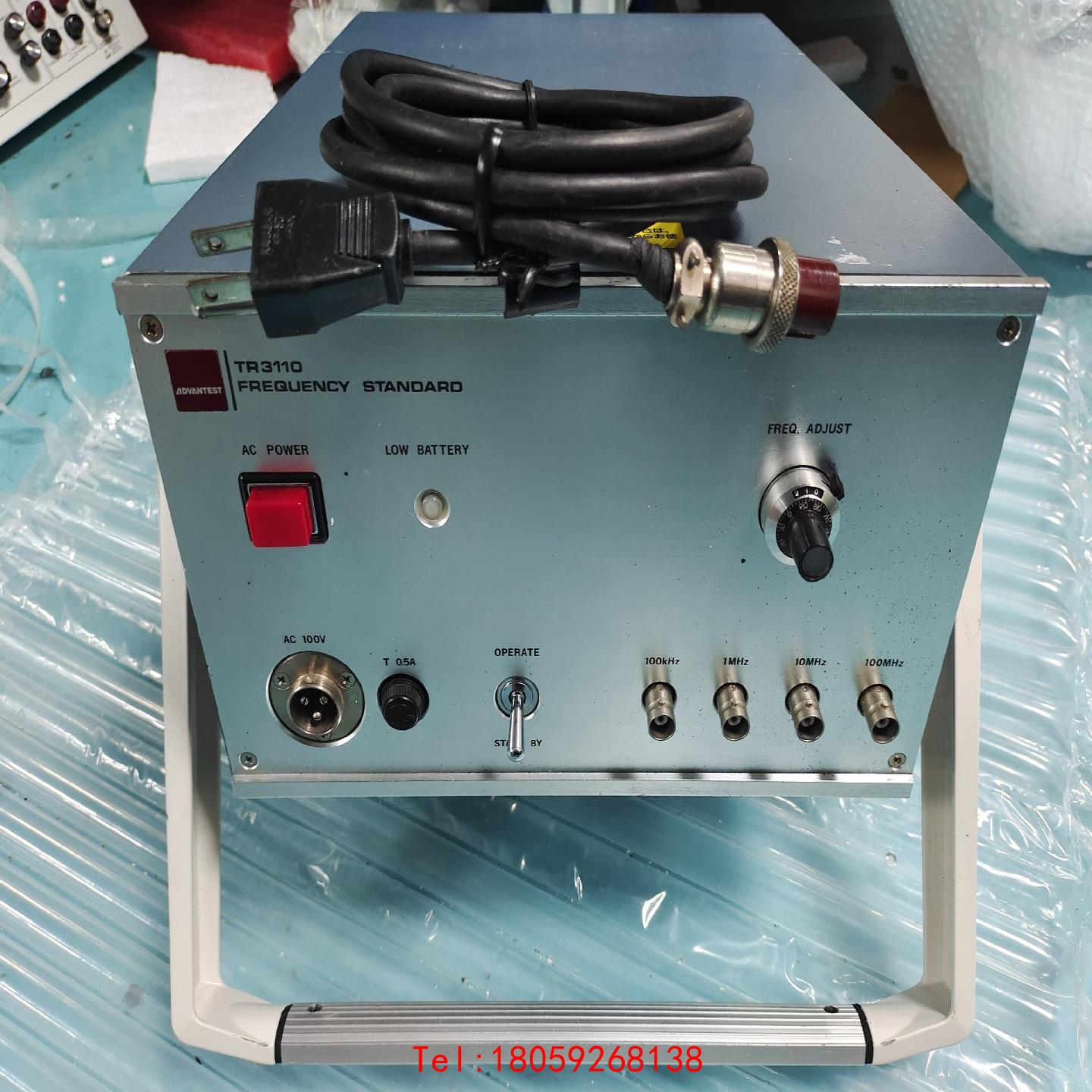【非标价】advantest爱德万tr3110频率标准，成色好，需要的