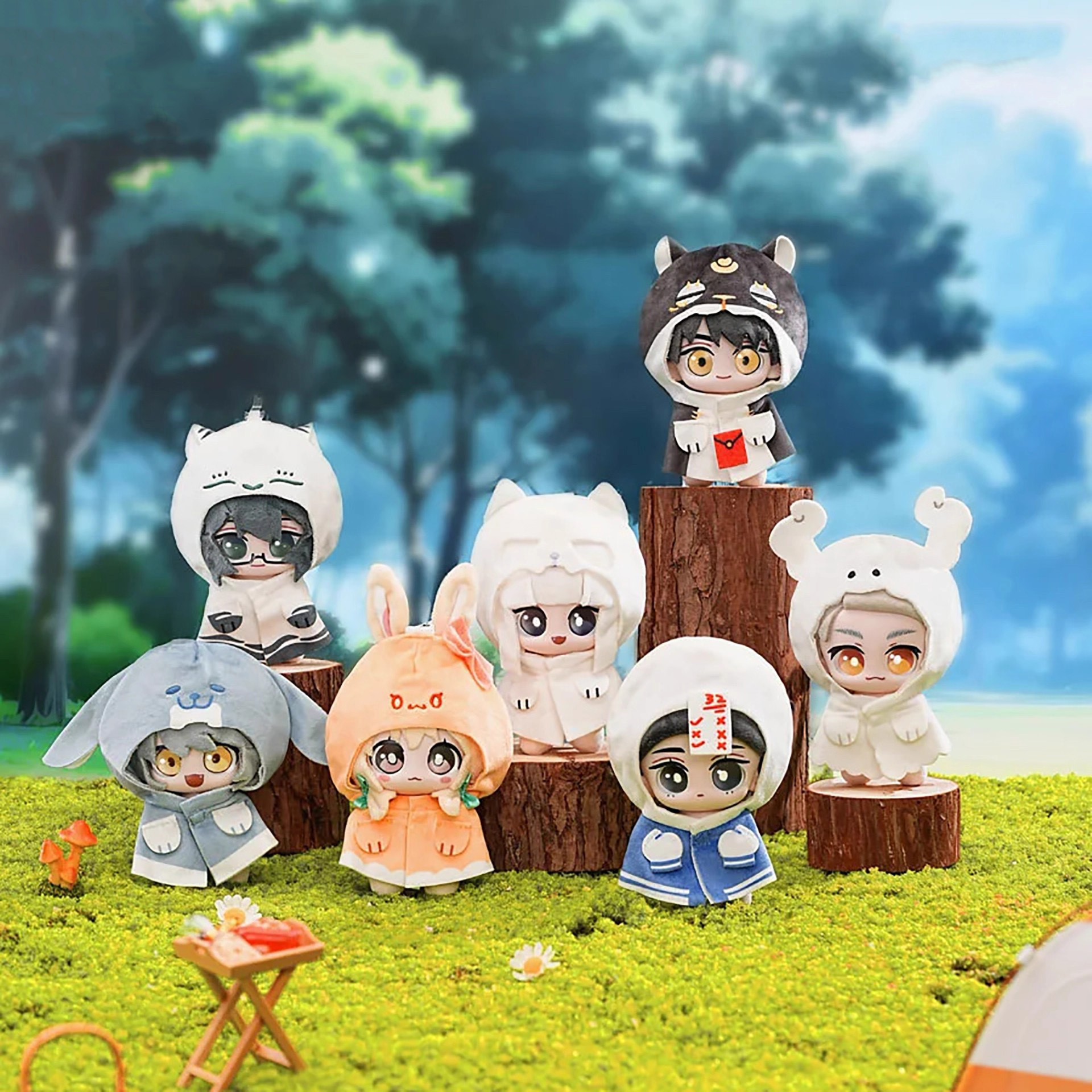 正版非人哉伸手手系列搪胶毛绒盲盒公仔潮玩公仔挂件玩偶娃娃礼物