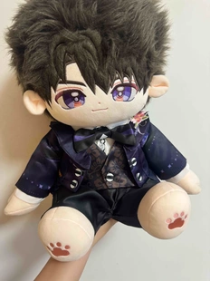 深空同款礼服夏以昼40cm坐姿娃衣婚礼燕尾服娃娃衣5点式海棠刺绣