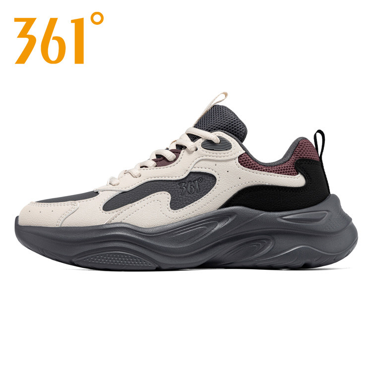 【商场同款】361度休闲鞋女2026春季新款复古老爹鞋百搭运动鞋女