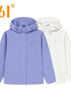 【商场同款】361运动外套女2025秋季新款连帽风衣夹克女上衣4602