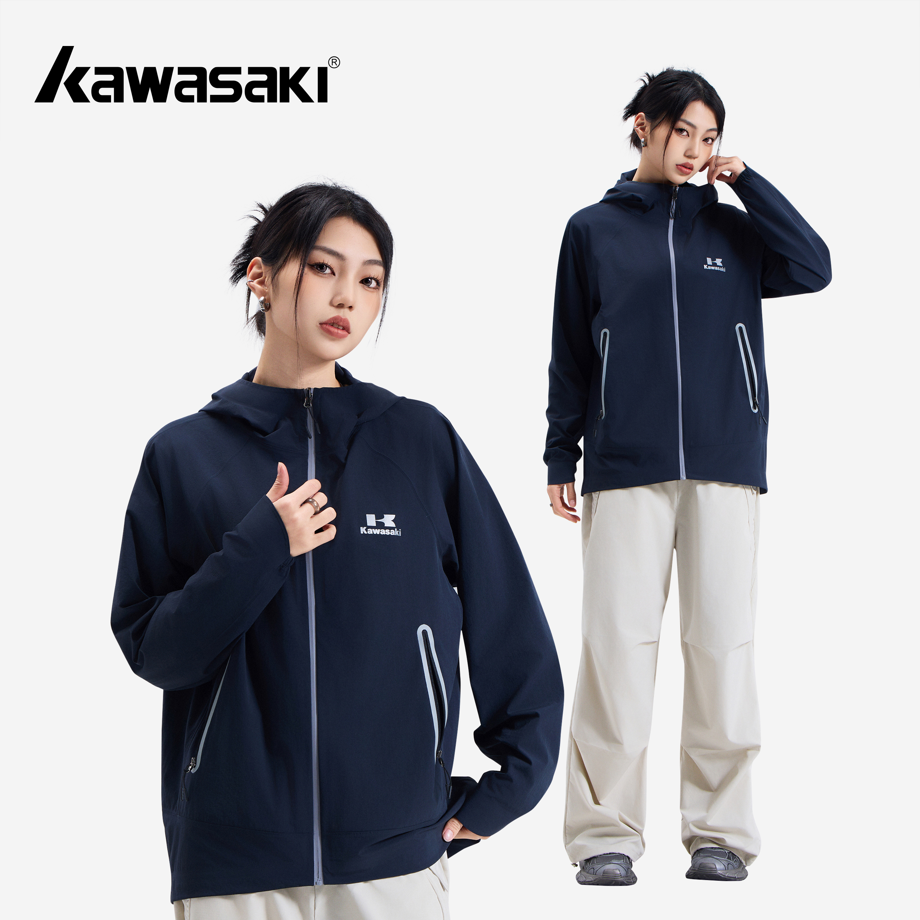 Kawasaki川崎UPF50+轻薄防晒服