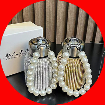 镶钻保温杯便携杯304不锈钢