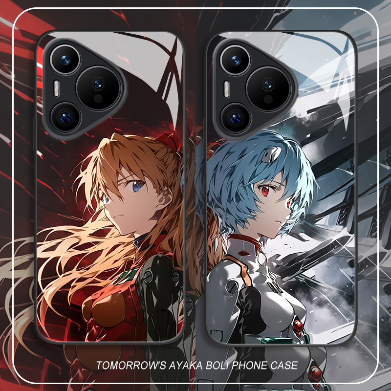 明日香绫波丽手机壳适用华为系列