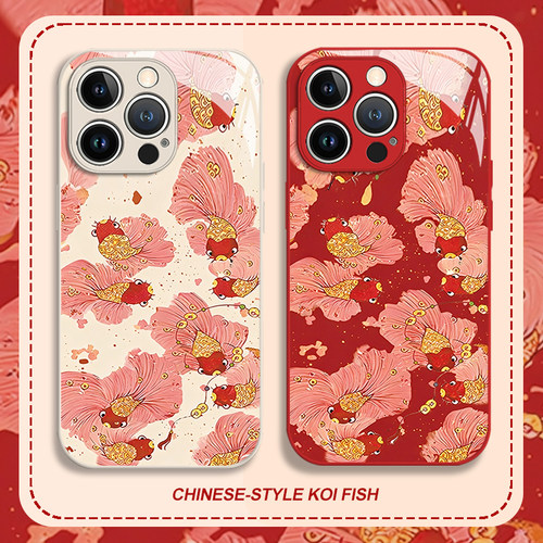 年年有鱼手机壳适用苹果系列