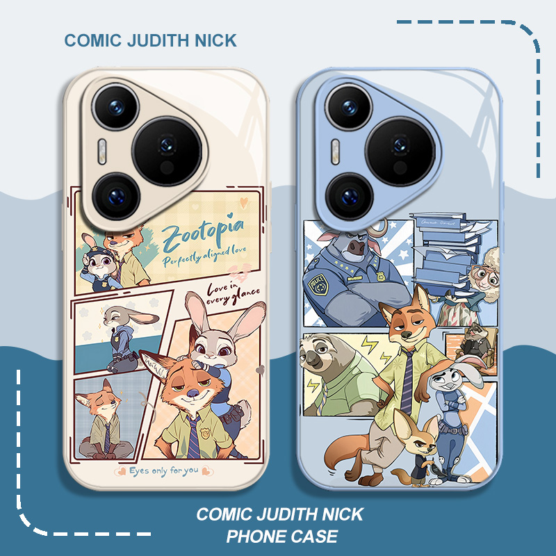 漫画朱迪尼克手机壳适用华为系列