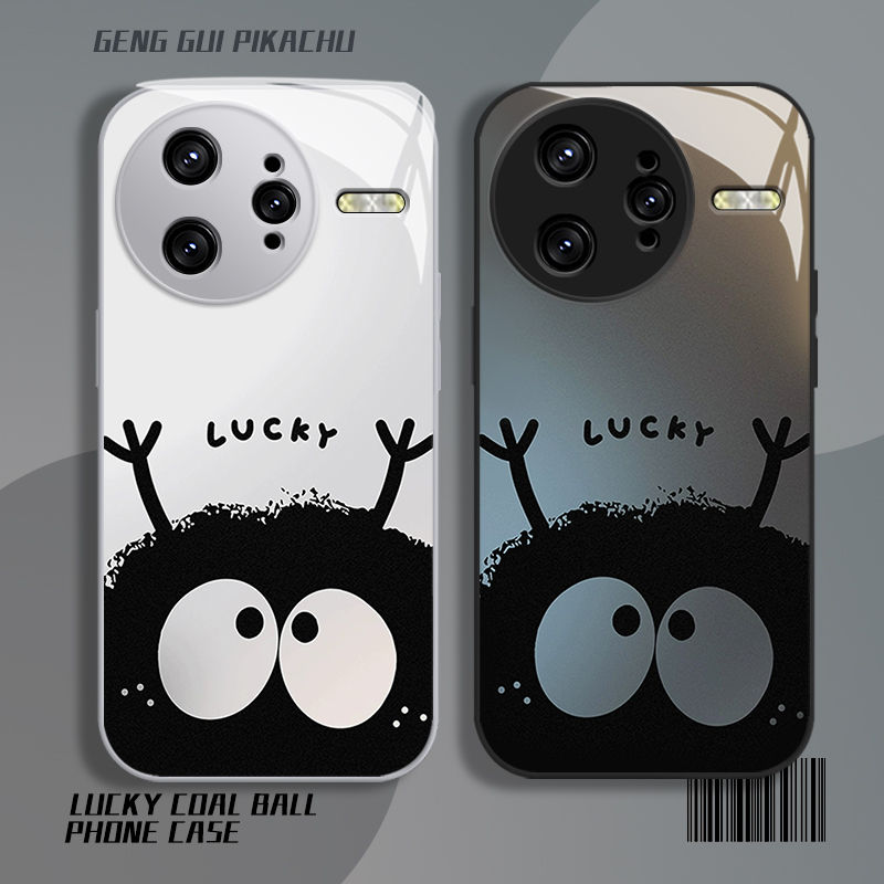 lucky煤球手机壳适用红米系列