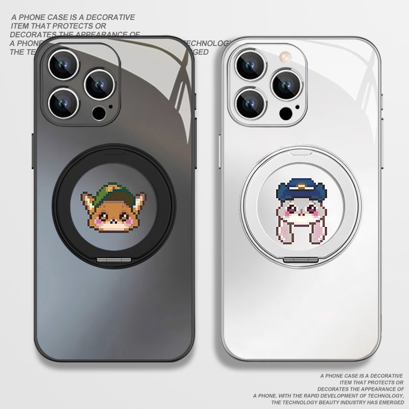 像素朱迪尼克支架手机壳适用苹果