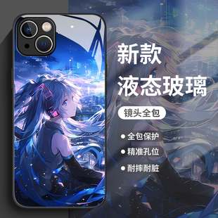 miku初音未来适用一加13手机壳1+ace5二次元12动漫11玻璃3新款2v卡通10pro女生9r个性9rt保护套8t防摔oppo/7