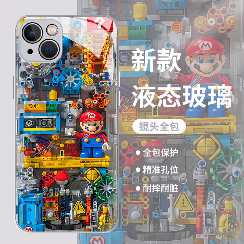 结构马里奥手机壳适用小米系列