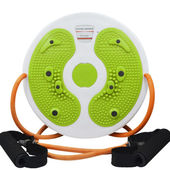 跳舞机扭腰机扭腰盘女收腹用转盘扭扭瘦腰健身器材运动绿色升带拉