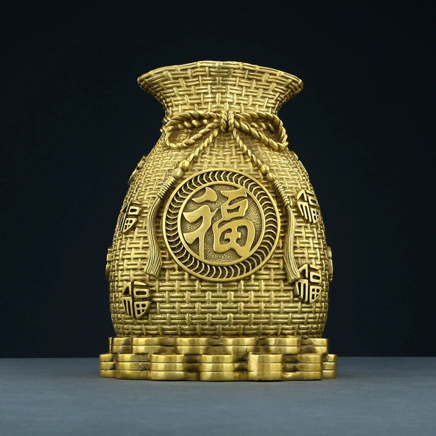 黄铜聚宝盆摆件钱袋存钱罐办公室家居工艺品装饰礼品新款上市,家居饰品,装饰摆件,淘宝优惠券,粉丝福利购,淘宝优惠卷