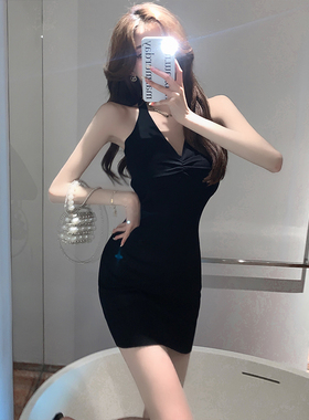 张汽水《女高体验卡》夏季新款女灰色polo领学院风刺绣连衣长裙子