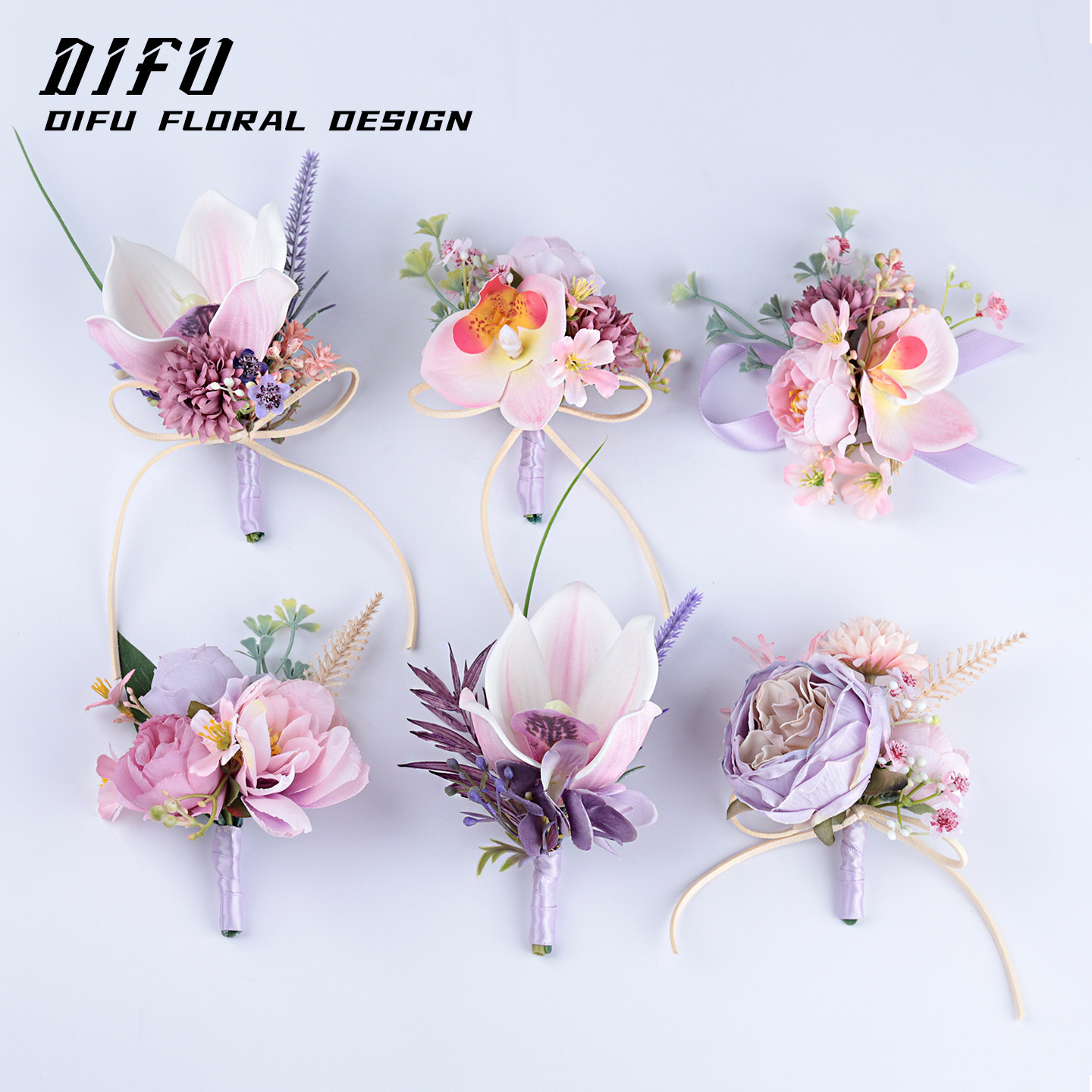 紫粉系仿真花园风胸花新郎新娘结婚姐妹嫡长闺襟花商务活动嘉宾用,节庆用品/礼品,胸花,淘宝优惠券,粉丝福利购,淘宝优惠卷