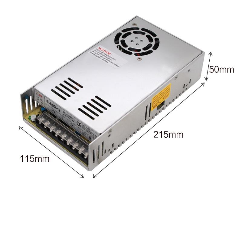明伟MS/S-500W小尺寸12V40A 24V20A大功率直流开关电源