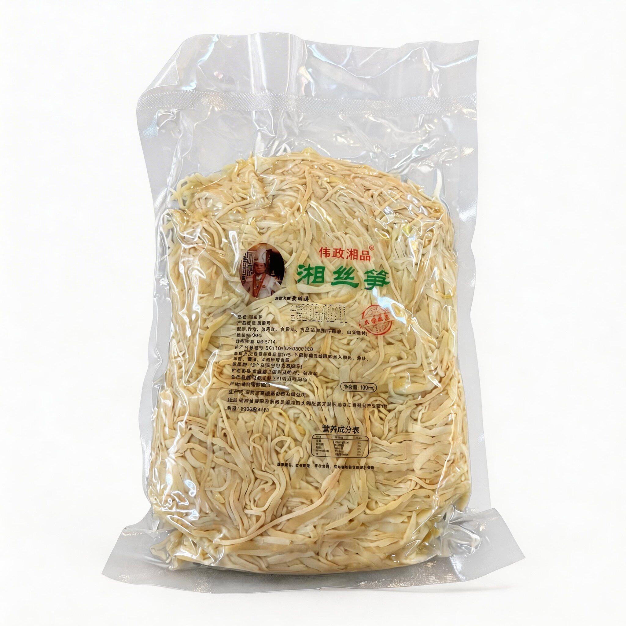 伟政湘品刘素英湘丝笋1kg15包小炒嫩竹笋尖笋丝餐饮商用整箱包邮
