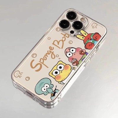 适用苹果17新款15promax手机壳新款个性13软壳创意可爱卡通防摔16超薄透明煤球百搭iPhone 14 Pro Max保护壳