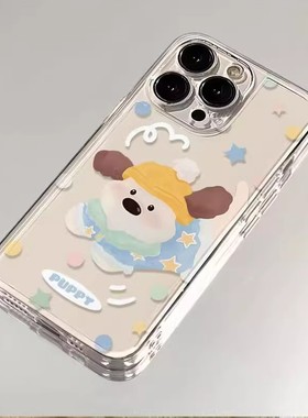 仙茵适用苹果17新款13新款手机壳14pro透明12卡通11高级promax16全包15情侣X防摔8plus男女xr保护max套2025IP