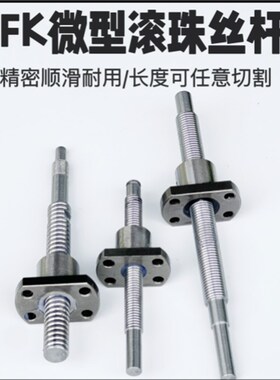微小型精密滚珠丝杆螺母SFK0601/0802/1002/1010/1202