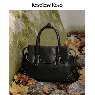 波士顿植鞣牛皮女 RoselessRose回声echo系列设计师款 新年礼物