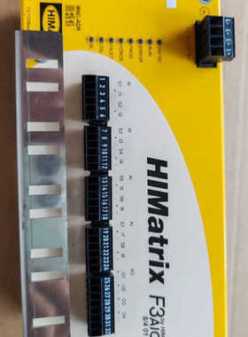 HIMatrix F3AIO 8/4 01 HIMA F3 AIO8/4 01 24VDC安全模块