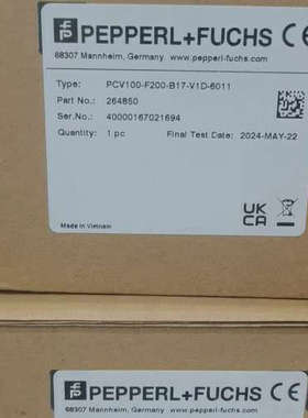 议价PCV100-F200-B17-V1D-6011光学读码器传感器 号:264850