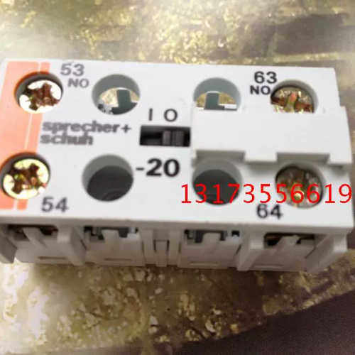 Sprecher+Schuh辅助触头 CS4-P-20 两常开 CS4-P