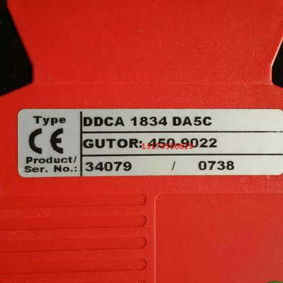 DDCA 1834 DA5C GUTOR;450-9022 34079/0738