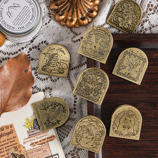 金属镂空文具夹子长尾夹固定可爱大号复古创意手账夹票据夹文具夹