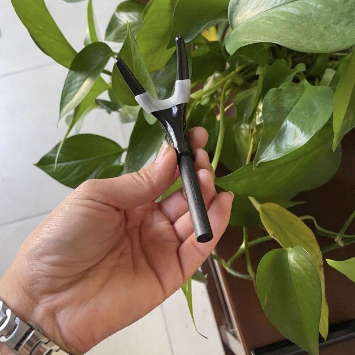 鱼竿万力竿挂支架 天线羊角 并继竿羊角头 后托支架 竞技用