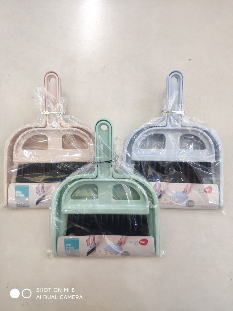 顺美便捷组合刷电脑扫帚 畚箕组合 带簸箕小扫把套装 餐台扫 套扫